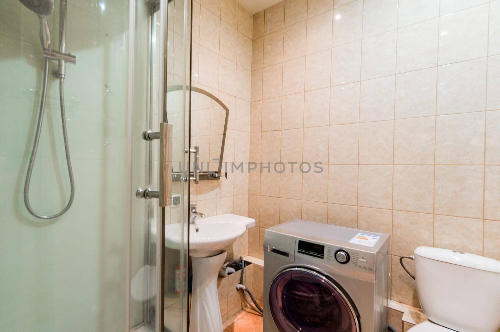 Russia, Moscow- July 23, 2019: interior room apartment. standard repair decoration in hostel
