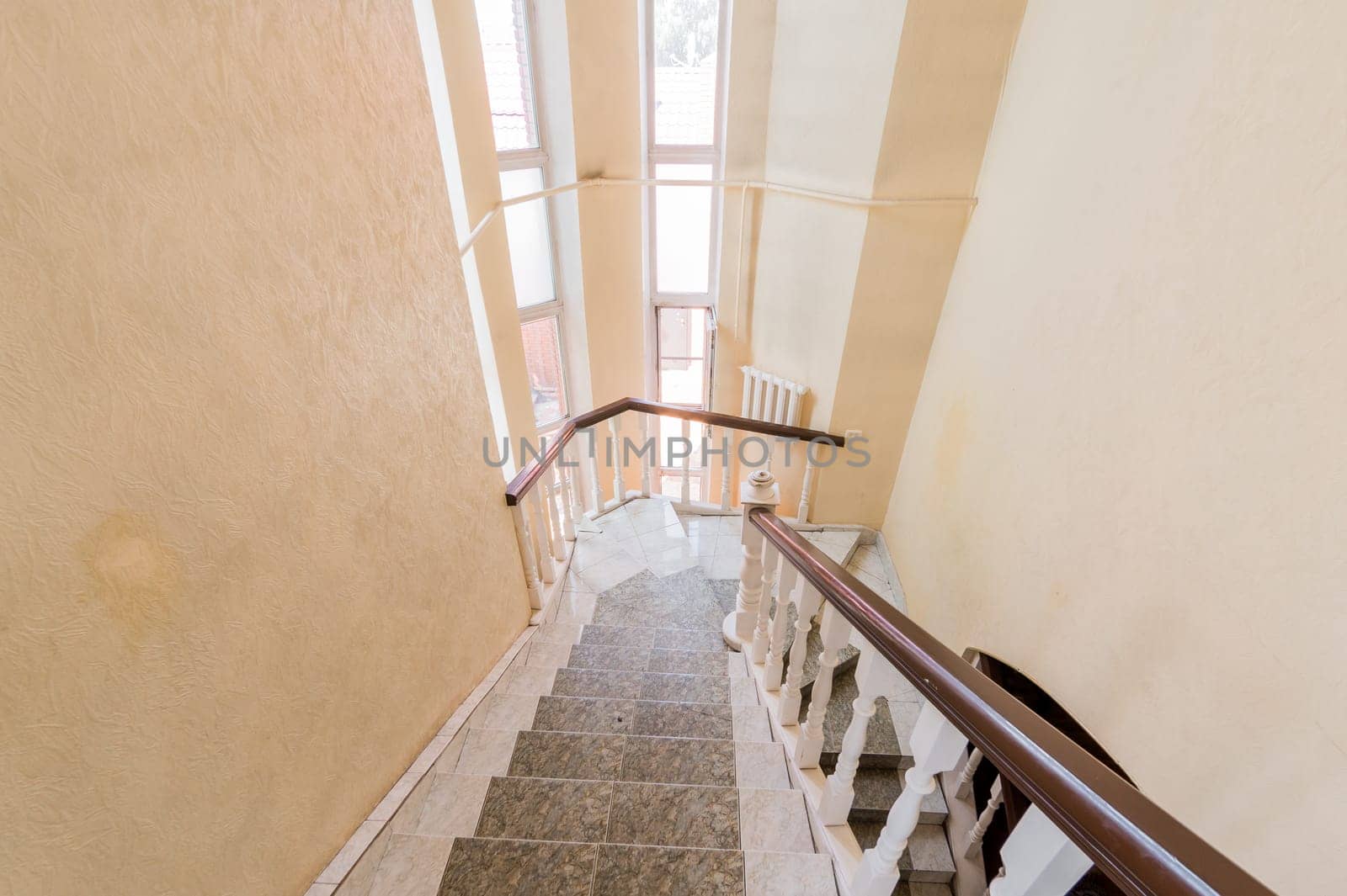 Russia, Moscow- July 23, 2019: interior room apartment. stairs, steps