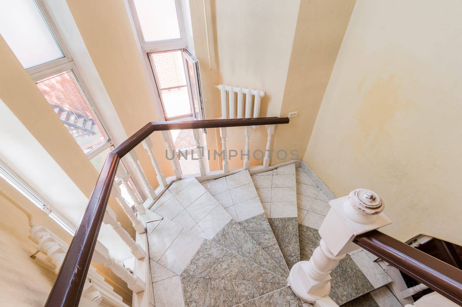Russia, Moscow- July 23, 2019: interior room apartment. stairs, steps