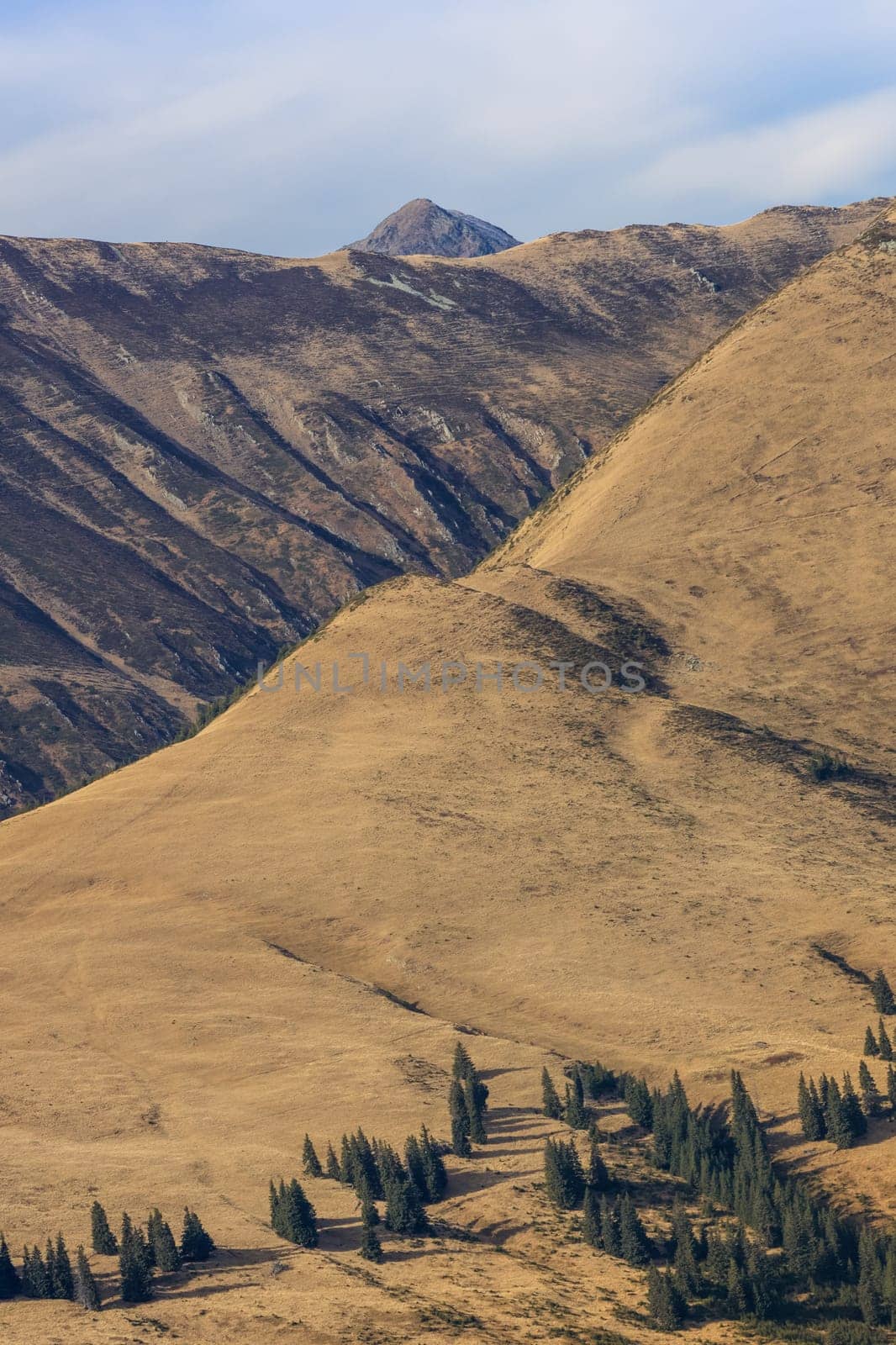 mountain landscape in The Fagaras Mountains, Romania
