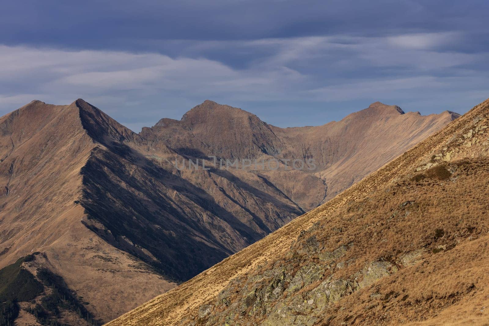 mountain landscape in The Fagaras Mountains, Romania
