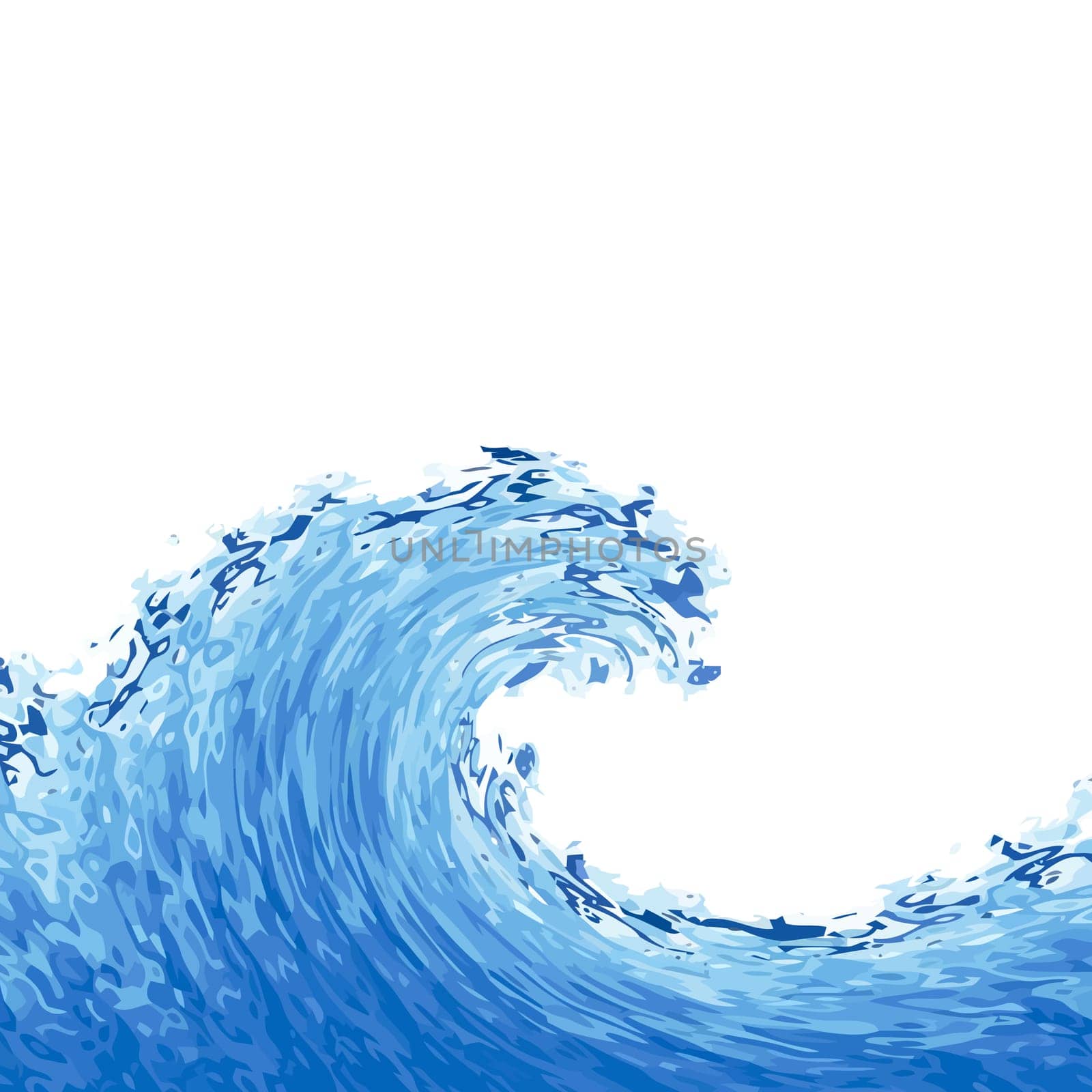 waves sea nature motion foam splash illustration surf blue