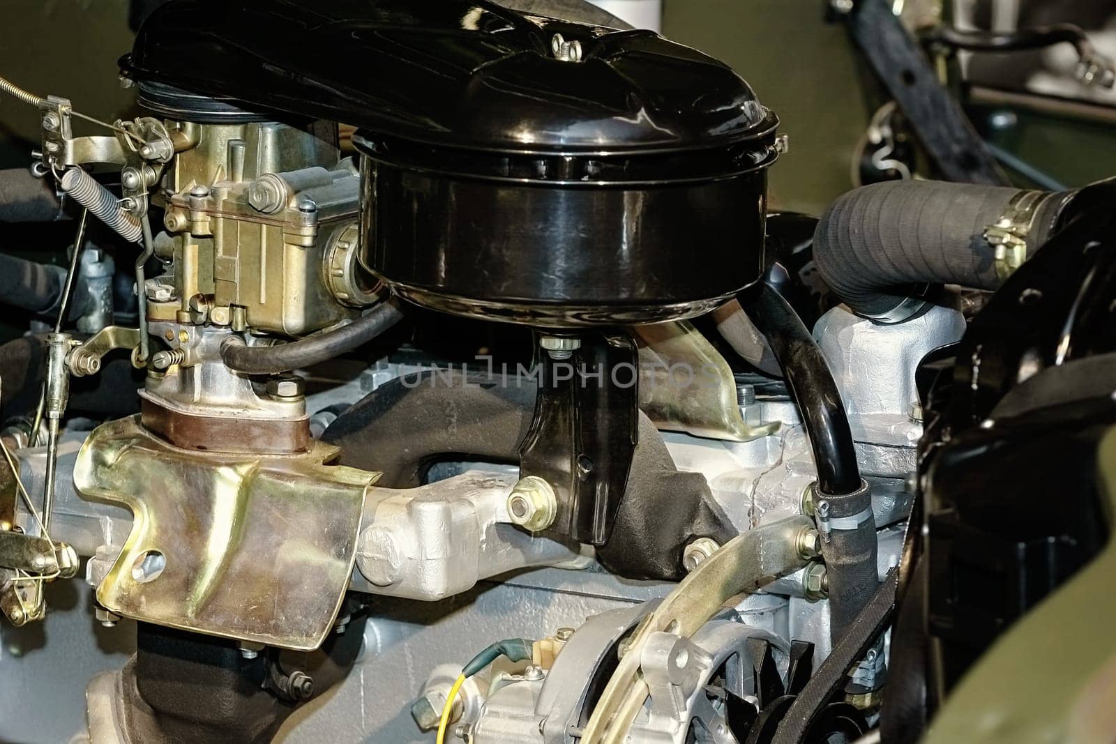 Under the Hood of an Old Car