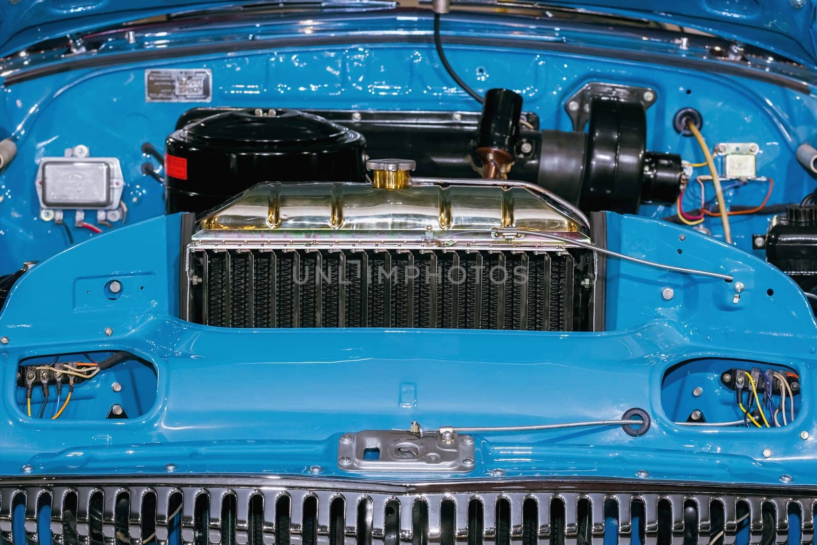 Under the Hood of an Old Car