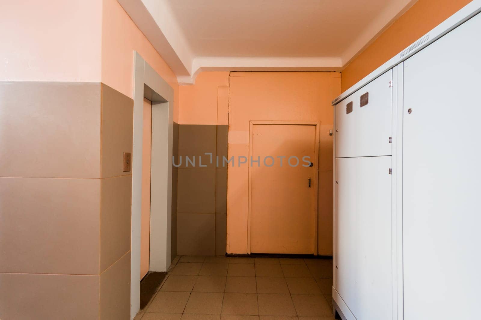Russia, Omsk- August 02, 2019: interior public place, staircase