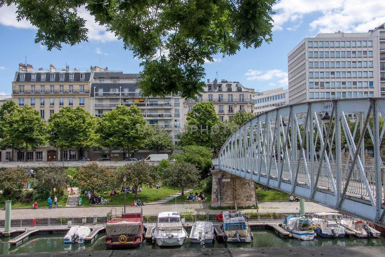 discovery of Paris and the banks of the Seine in summer, France