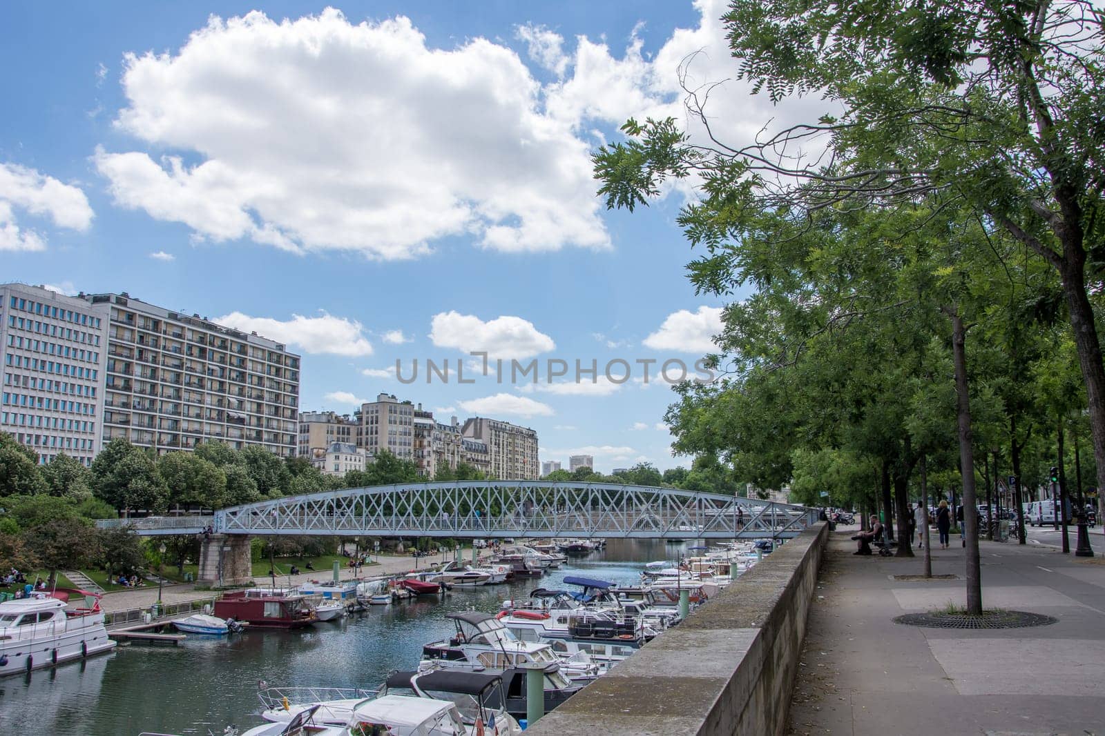 discovery of Paris and the banks of the Seine in summer, France
