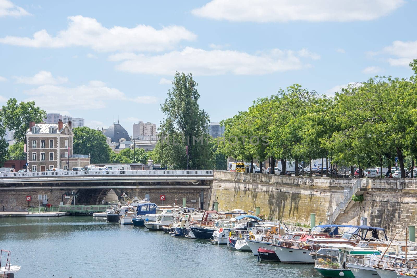 discovery of Paris and the banks of the Seine in summer, France