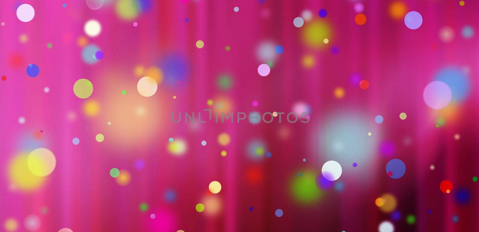 curtain confetti colorful graphic