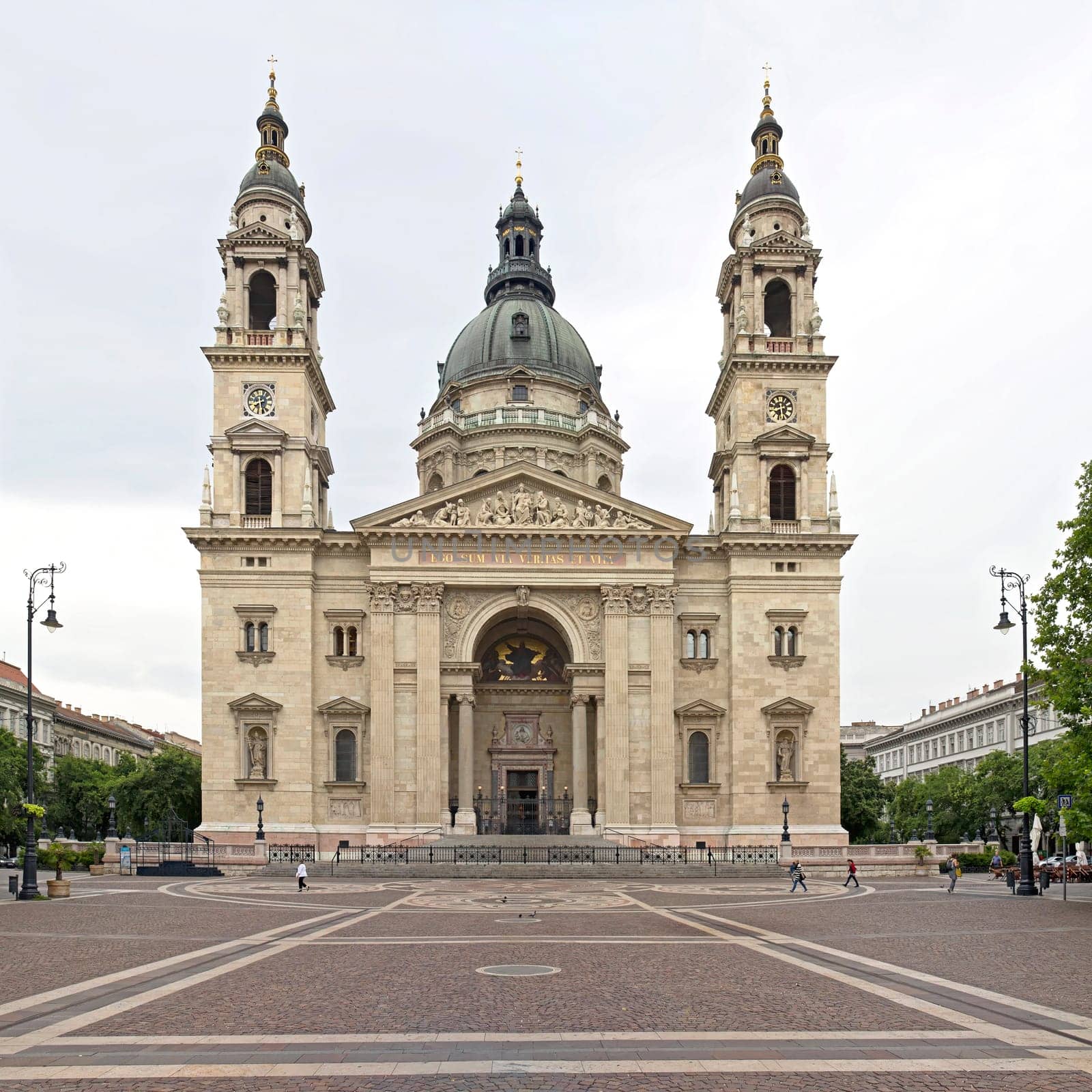 BUDAPEST, HUNGARY - JULY 13: St. Stephen Basilica in Budapest on JULY 13, 2015. Saint Stephen I Roman Catholic Cathedral in Budapest, Hungary.