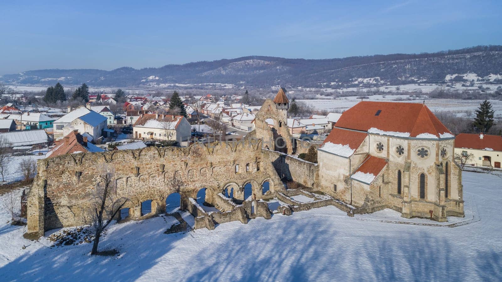 Carta, Romania. The old ruined cistercian abbey from Transylvania