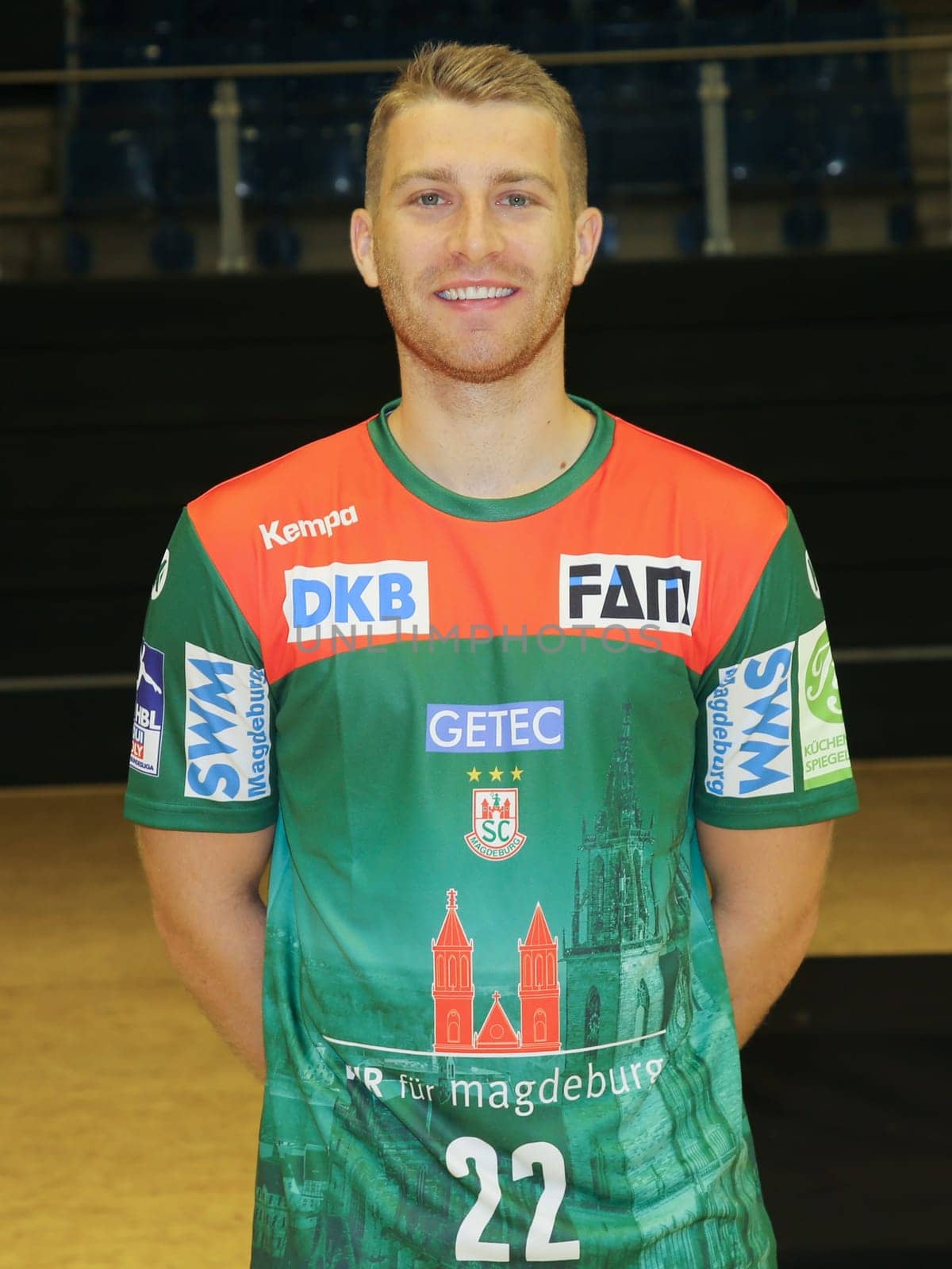 german handball player Lukas Mertens , SC Magdeburg, Liqui Moly HBL, Handball-Bundesliga Season 2019-20