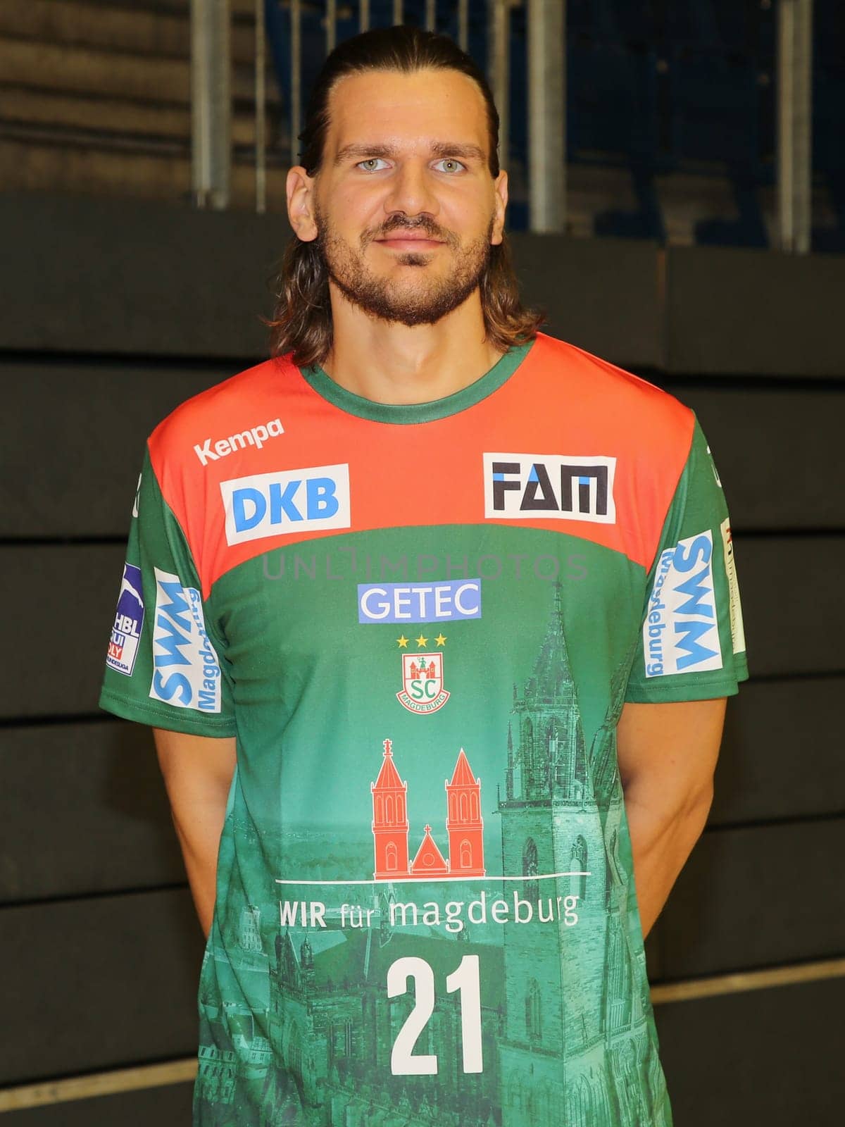 german handball player Erik Schmidt , SC Magdeburg, Liqui Moly HBL, Handball-Bundesliga Season 2019-20