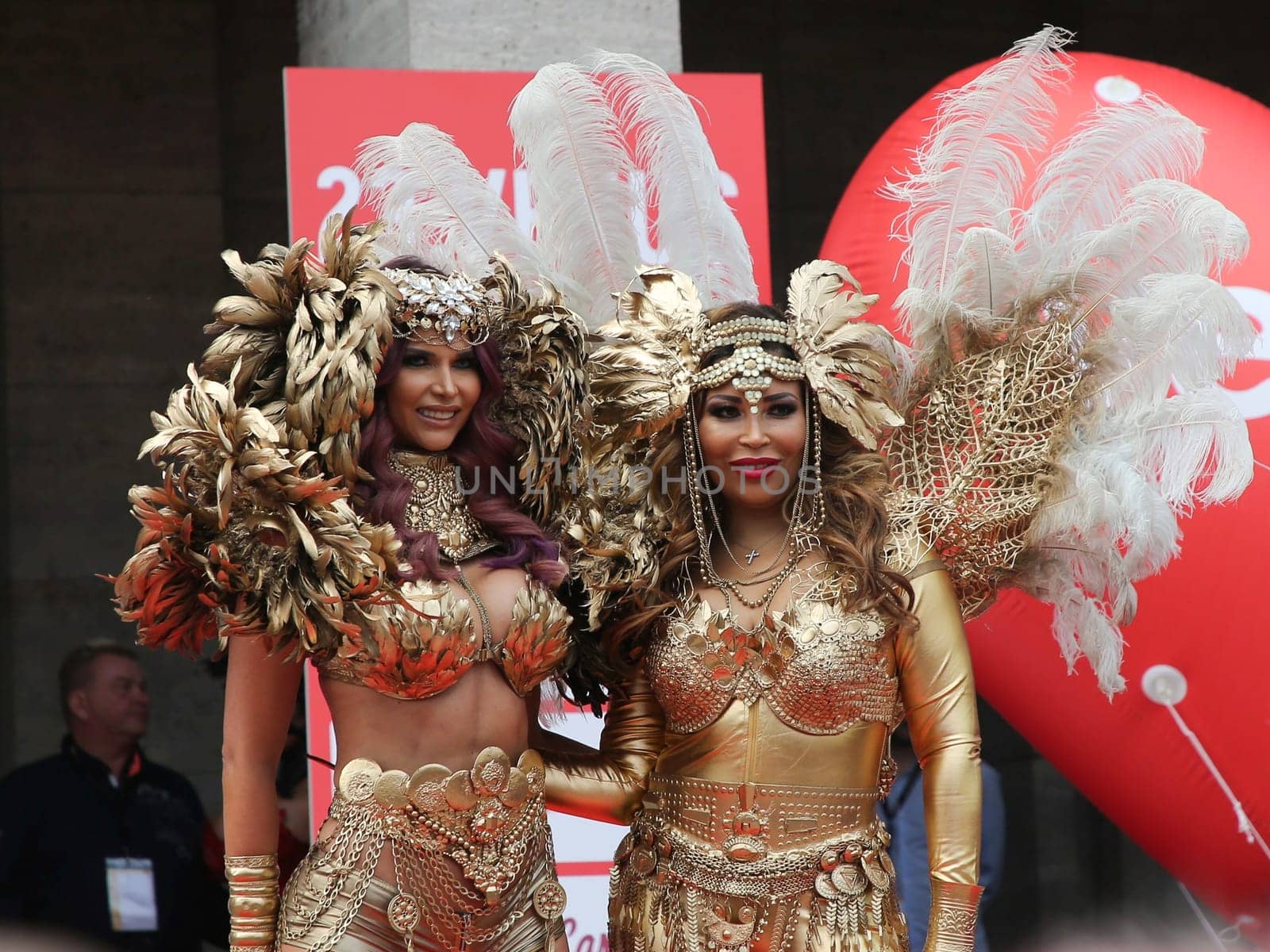 German reality TV actress Patricia Blanco and Eroticmodel Micaela Schaefer at the erotic fair Venus 2019 in Berlin