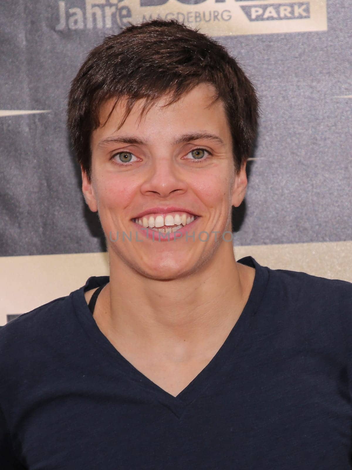german swimmer Franziska Hentke SC Magdeburg , DSV in the campaign "Pictures of Hope"" in Magdeburg"