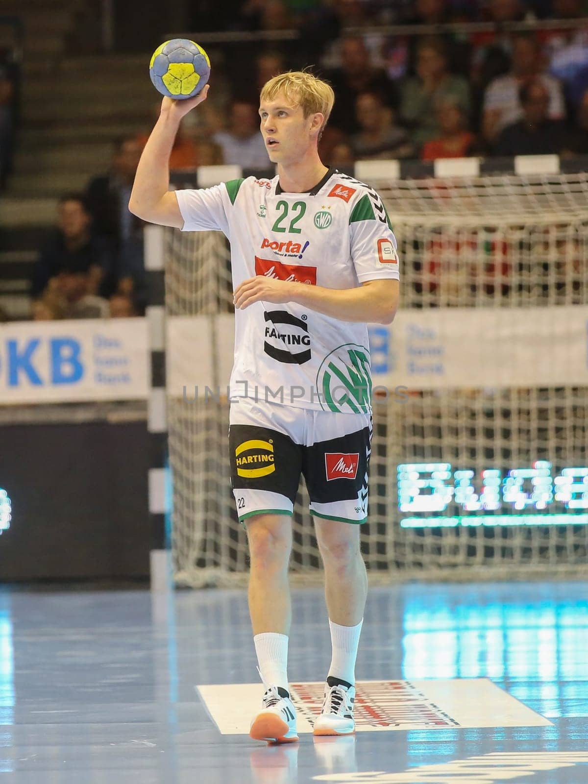 german Handball Player Marian Michalczik  GWD Minden ,Liqui Moly HBL, Handball-Bundesliga Season 2019-20