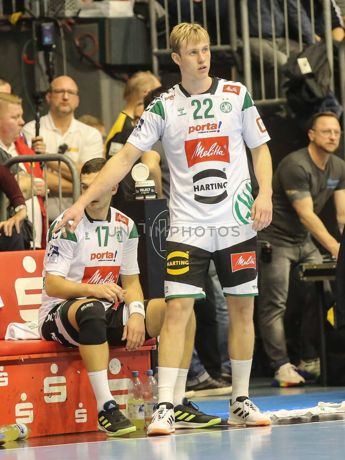 german Handball Player Marian Michalczik  GWD Minden ,Liqui Moly HBL, Handball-Bundesliga Season 2019-20