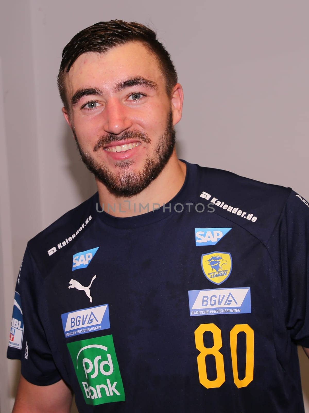 german handball Player Jannik Kohlbacher Rhein-Neckar Löwen HBL Liqui Moly Handball-Bundesliga Season 2019 2020