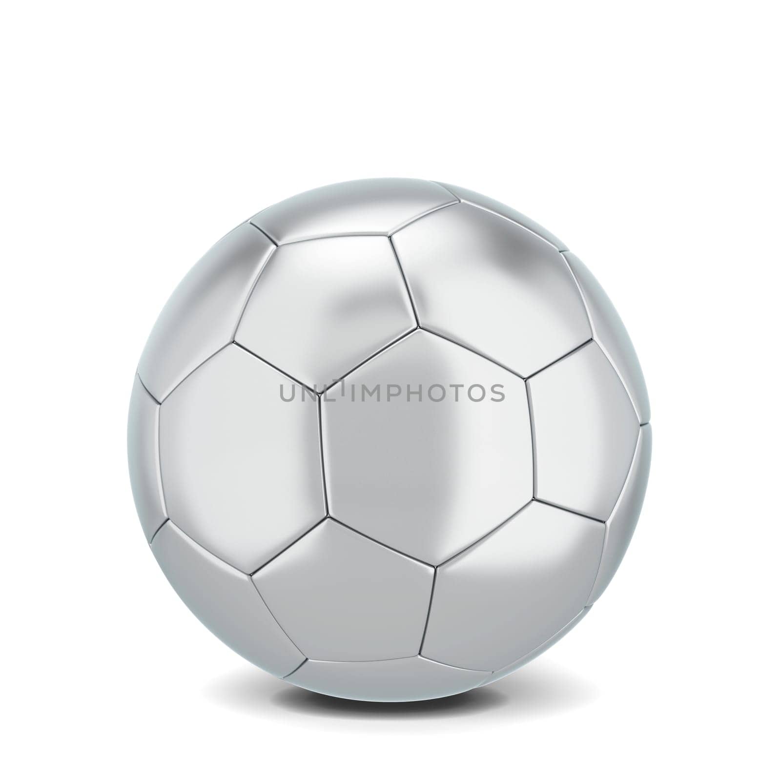 Soccer ball. 3d illustration isolated on white background