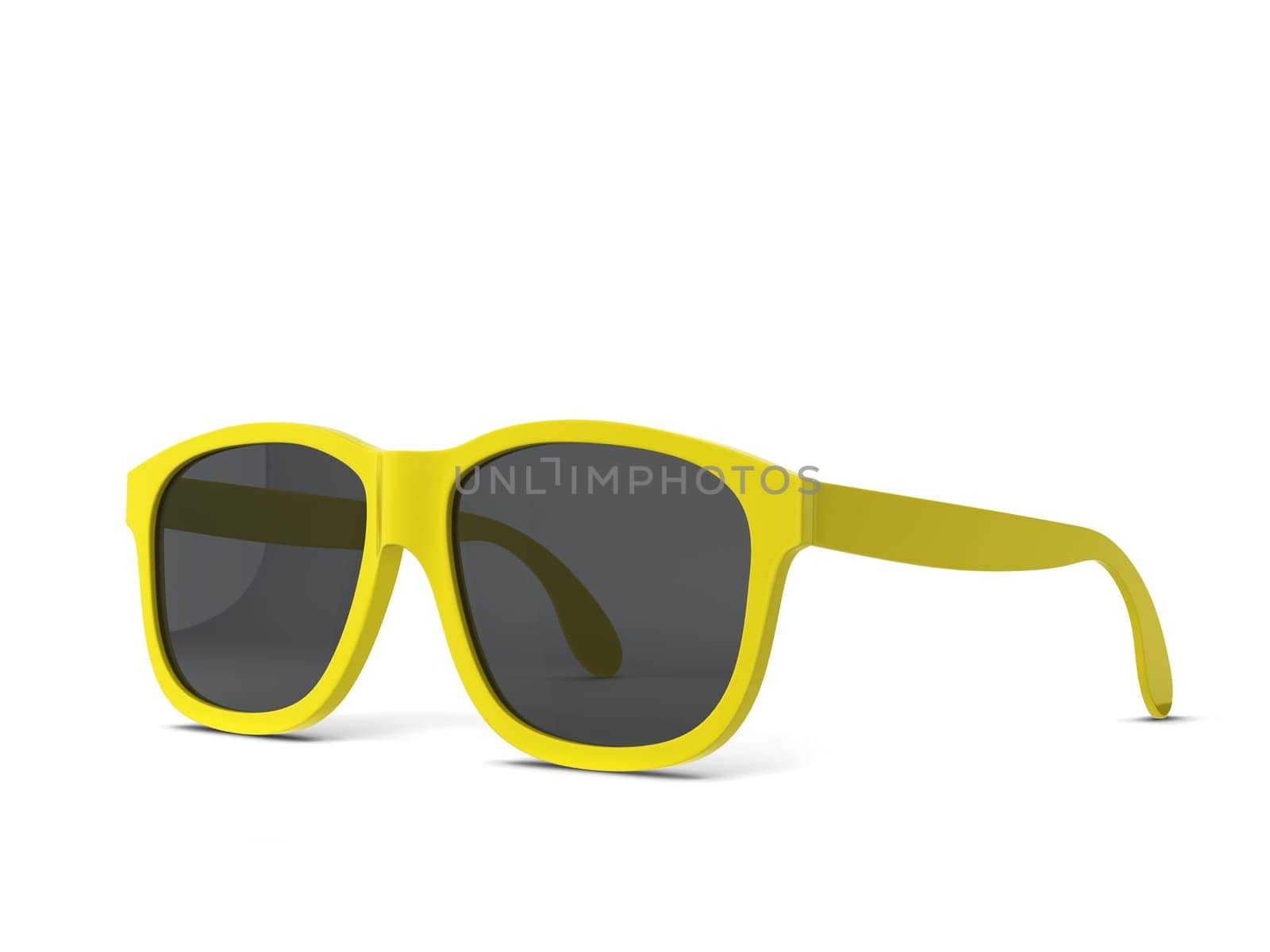 Modern sunglasses. 3d illustration isolated on white background