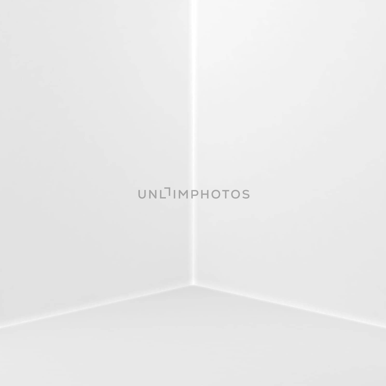 Simple corner. 3d illustration