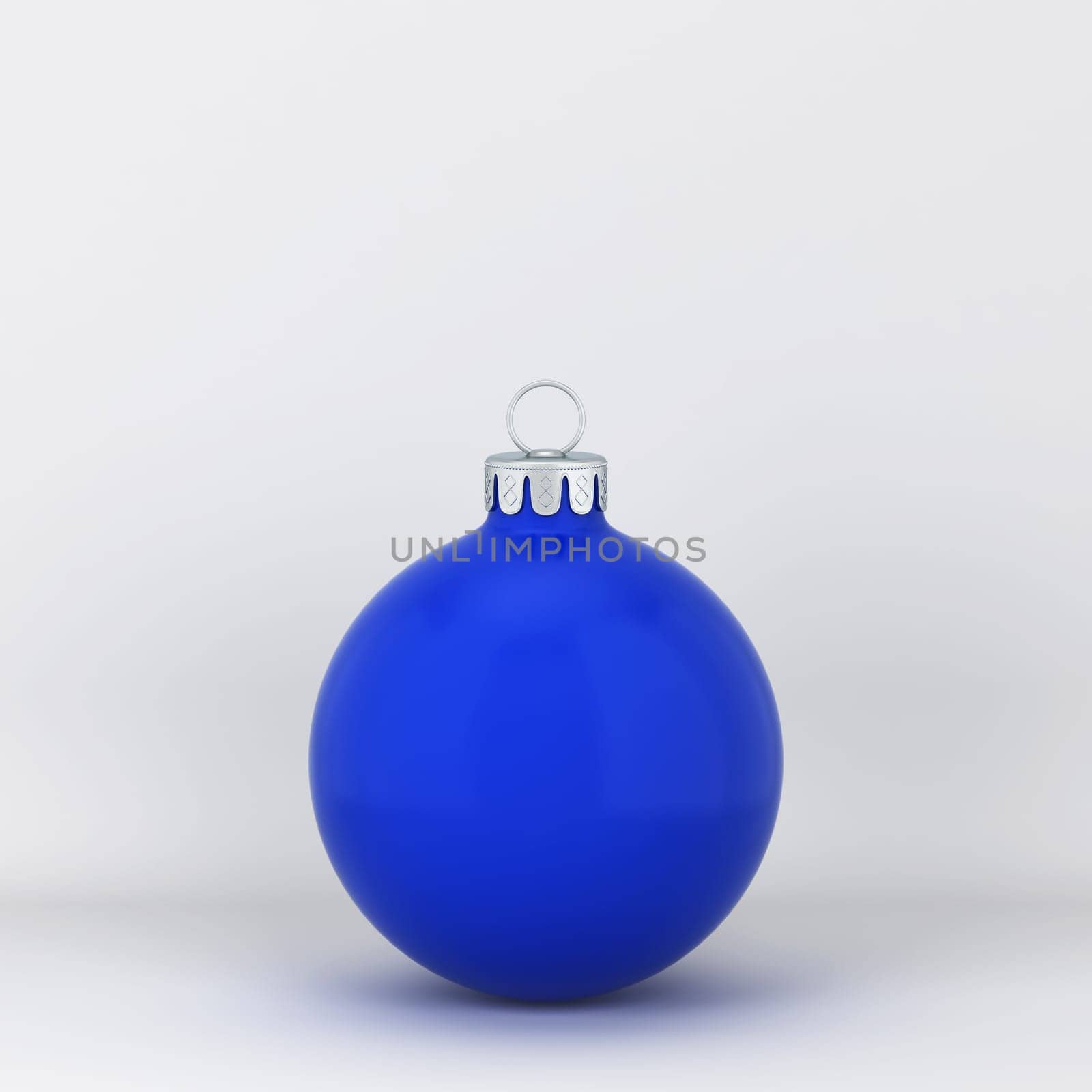 Shiny christmas ball toy. 3d illustration