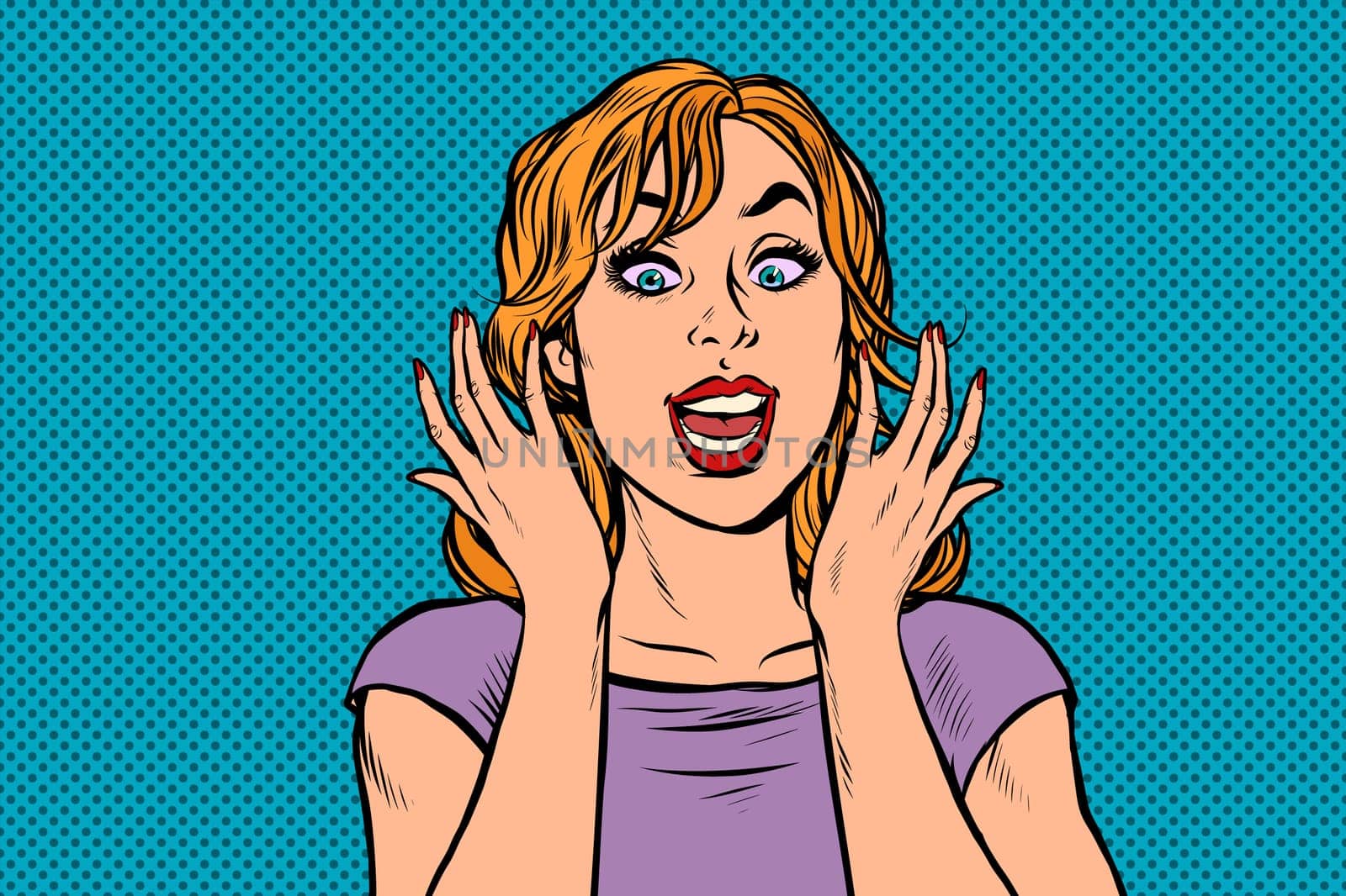 oops pop art surprised woman. Pop art retro vector illustration kitsch vintage drawing