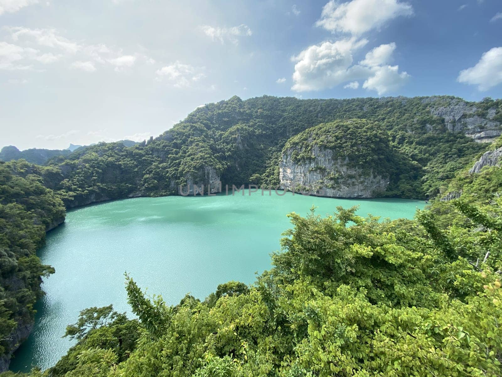 Beautiful view on Ang Thong National Marine Park in Thailand during sunny summer day
