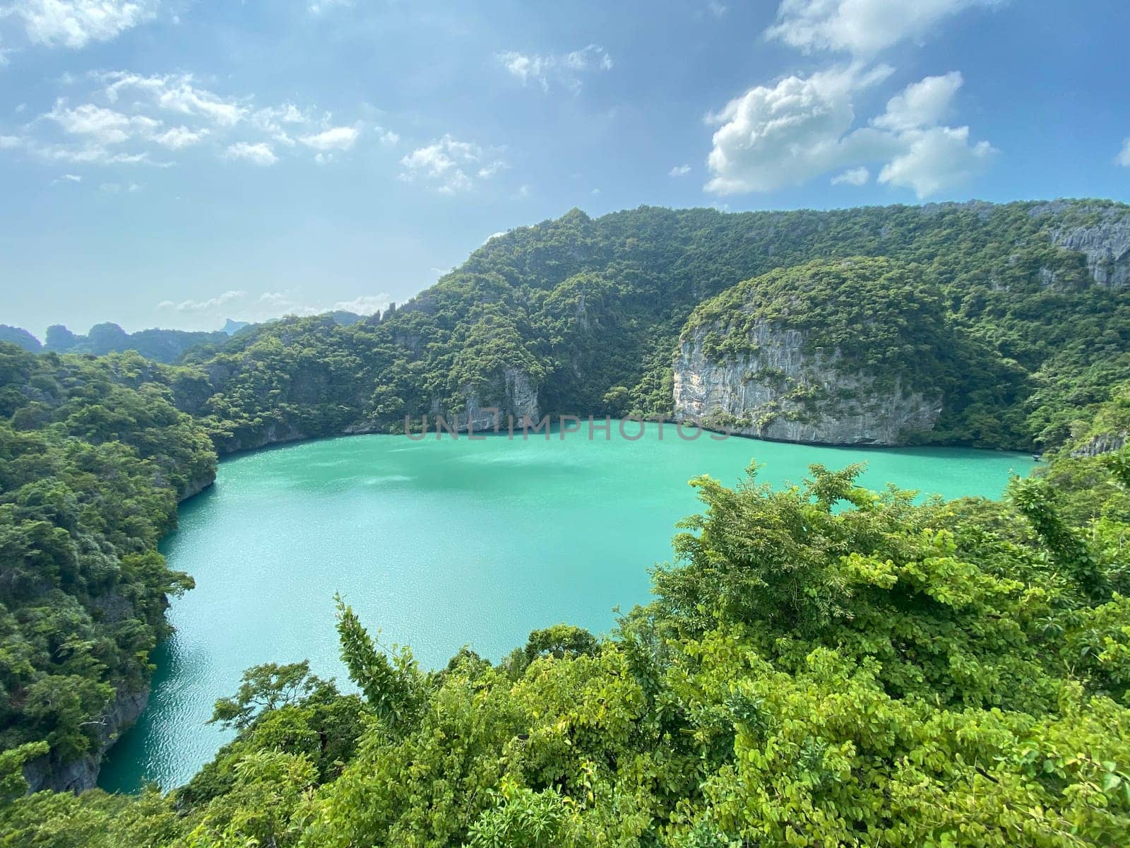 Beautiful view on Ang Thong National Marine Park in Thailand during sunny summer day