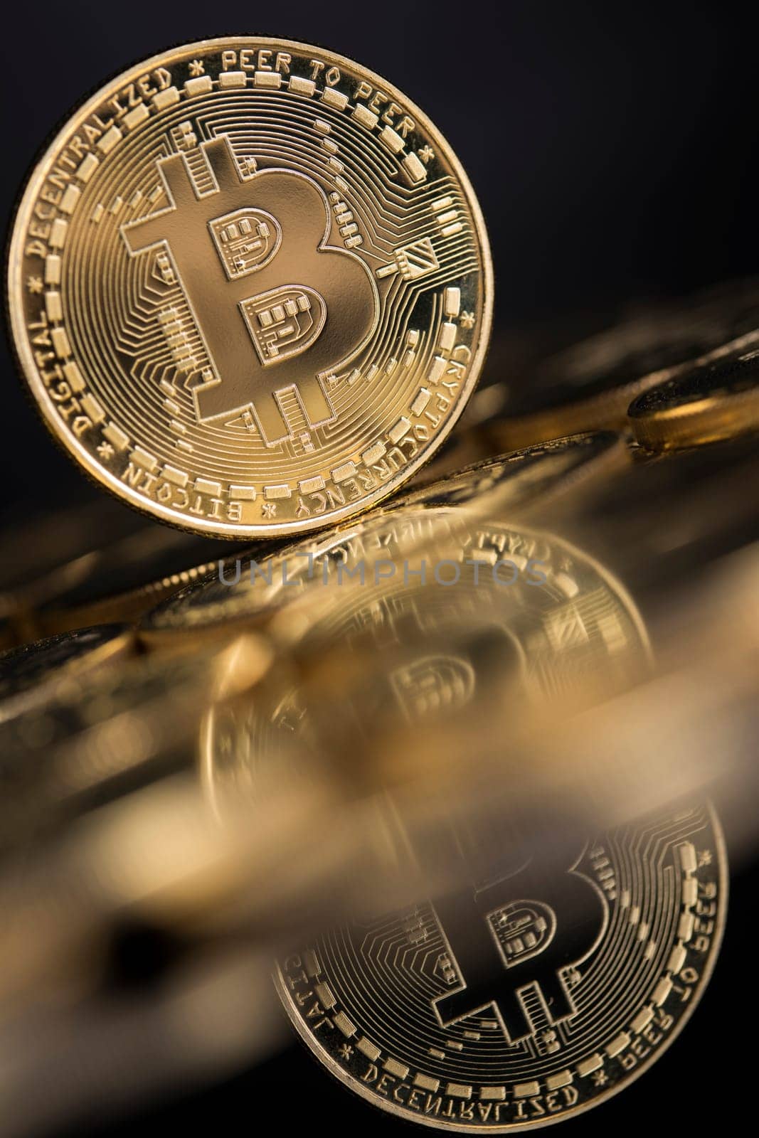 Bitcoin is a cryptocurrency and worldwide payment, technology concept