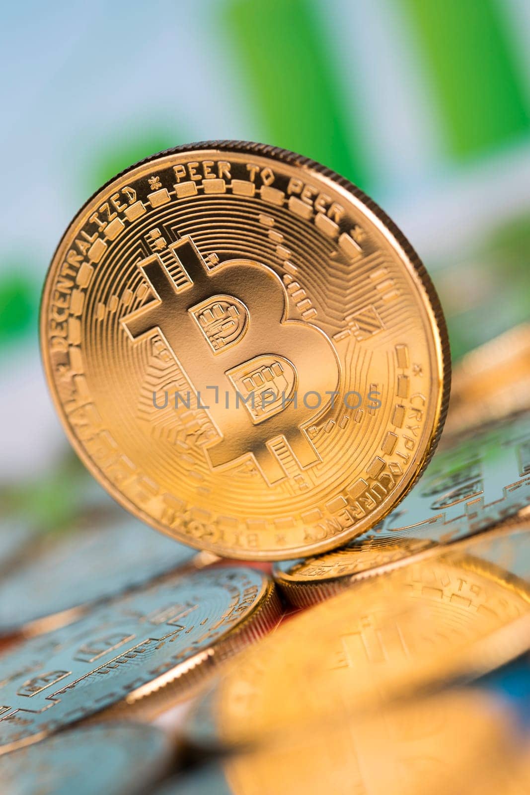 Bitcoin Trading Concept, virtual money