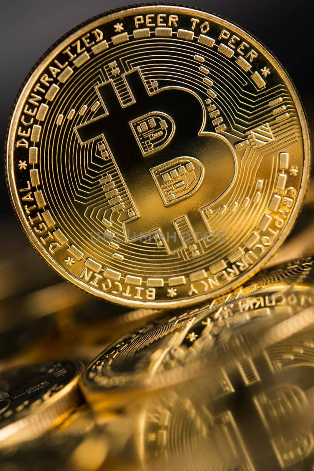 Bitcoin is a cryptocurrency and worldwide payment, technology concept