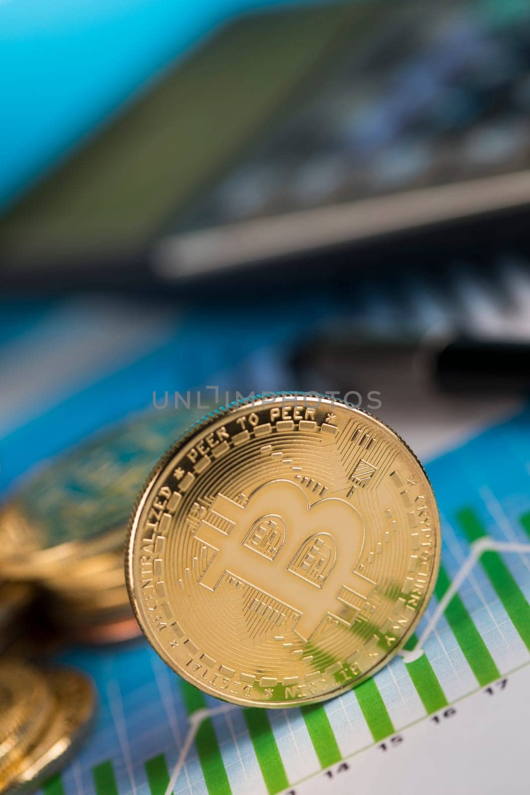 Bitcoin Trading Concept, virtual money
