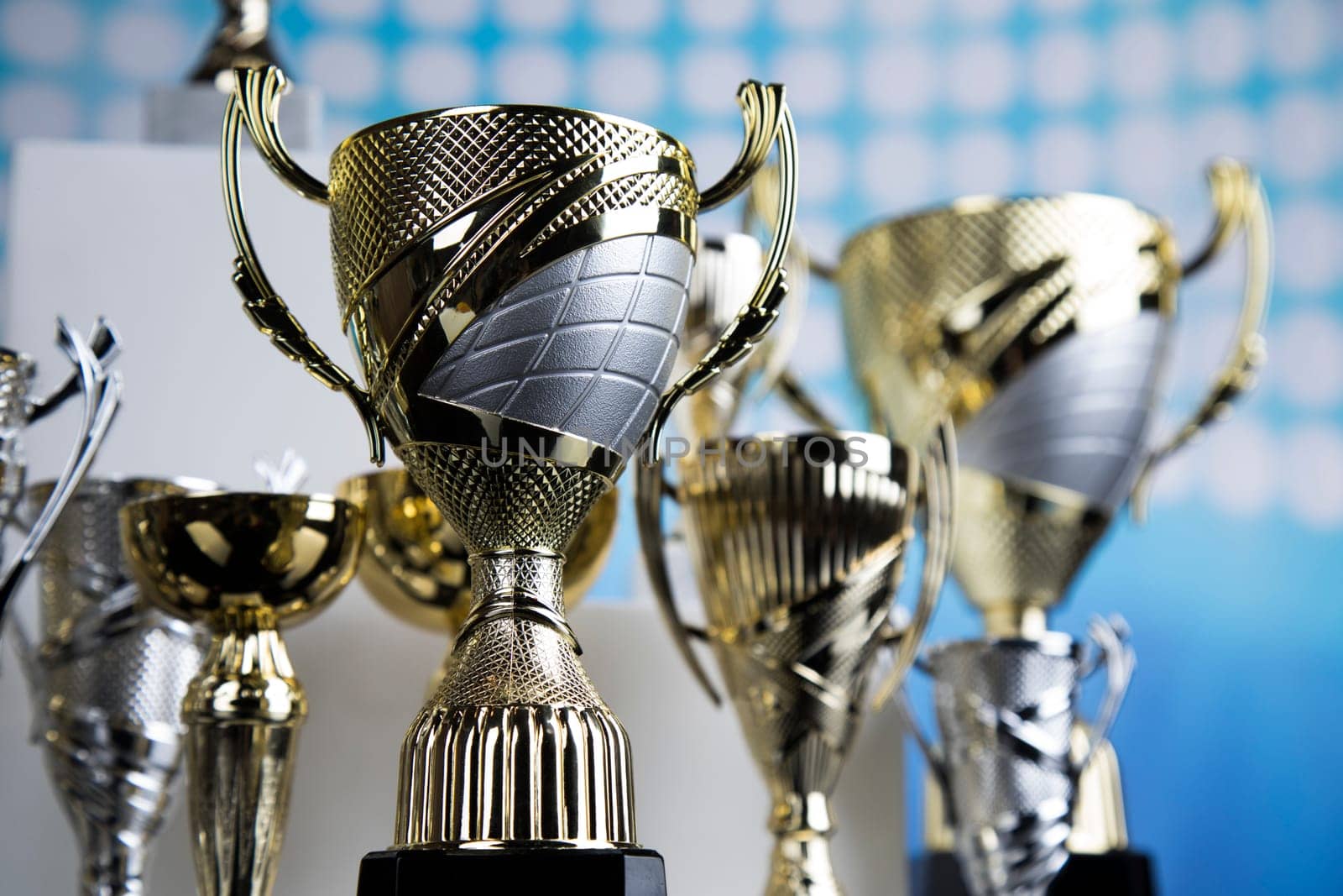 Trophy, Winning, Award. sport ball background