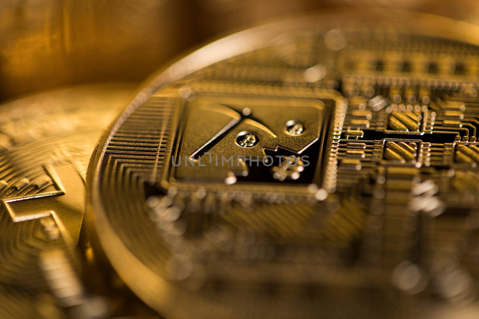 Bitcoin is a cryptocurrency and worldwide payment, technology concept