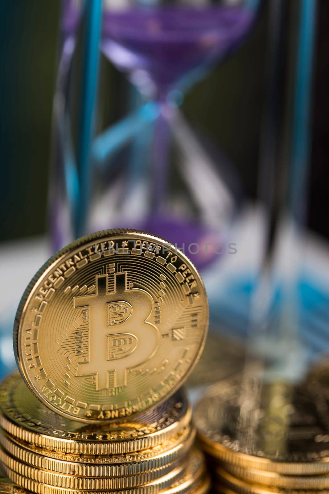 Bitcoin Trading Concept, virtual money