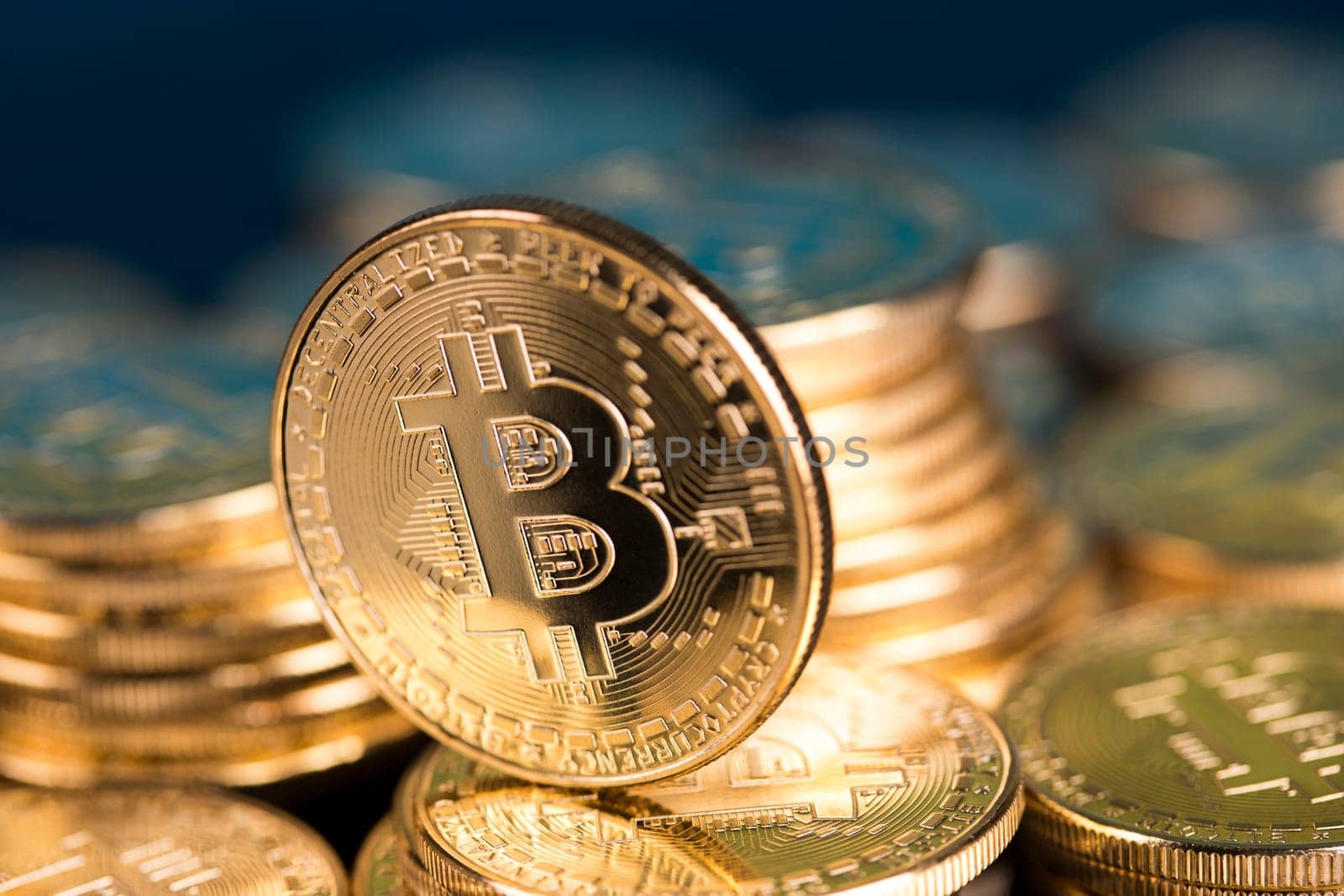Bitcoin is a cryptocurrency and worldwide payment, technology concept
