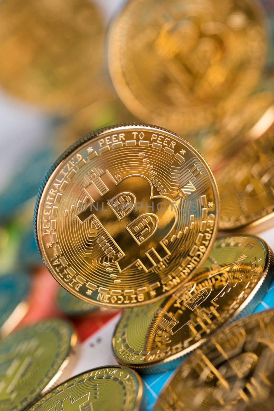 Bitcoin Trading Concept, virtual money