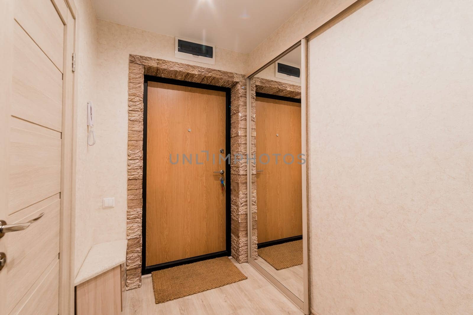 Russia, Moscow- September 05, 2019: interior room apartment modern bright cozy atmosphere. general cleaning, home decoration, preparation of house for sale