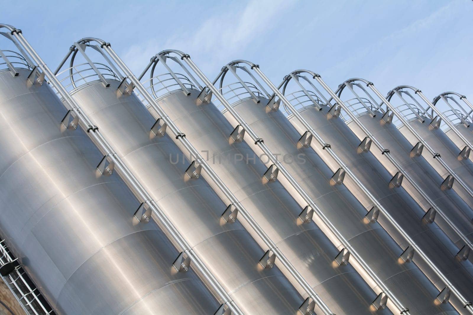 industrial silo - stainless steel