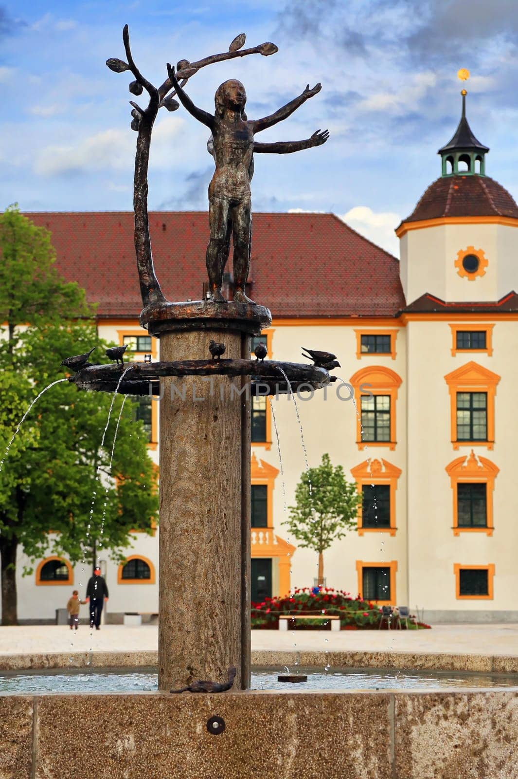 Kempten Baden-Württemberg/ Germany - 09 30 2019: Kempten is a city in Germany with many historical attractions