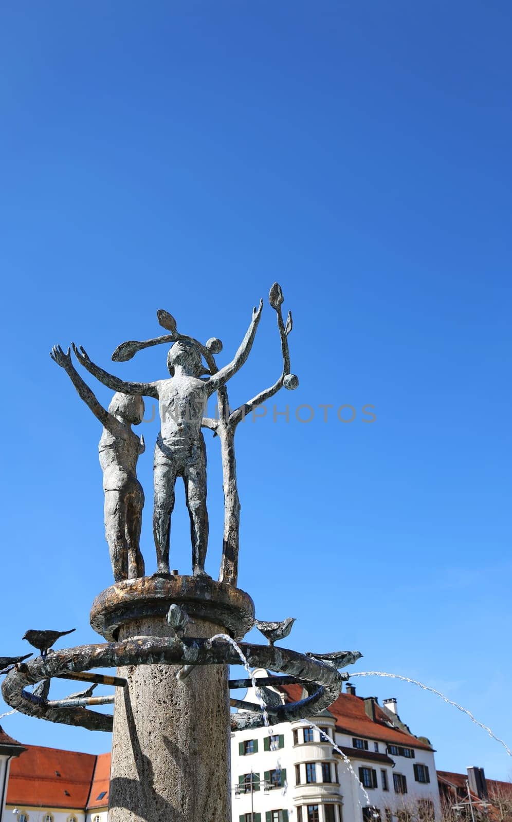 Kempten Baden-Württemberg/ Germany - 09 30 2019: Kempten is a city in Germany with many historical attractions