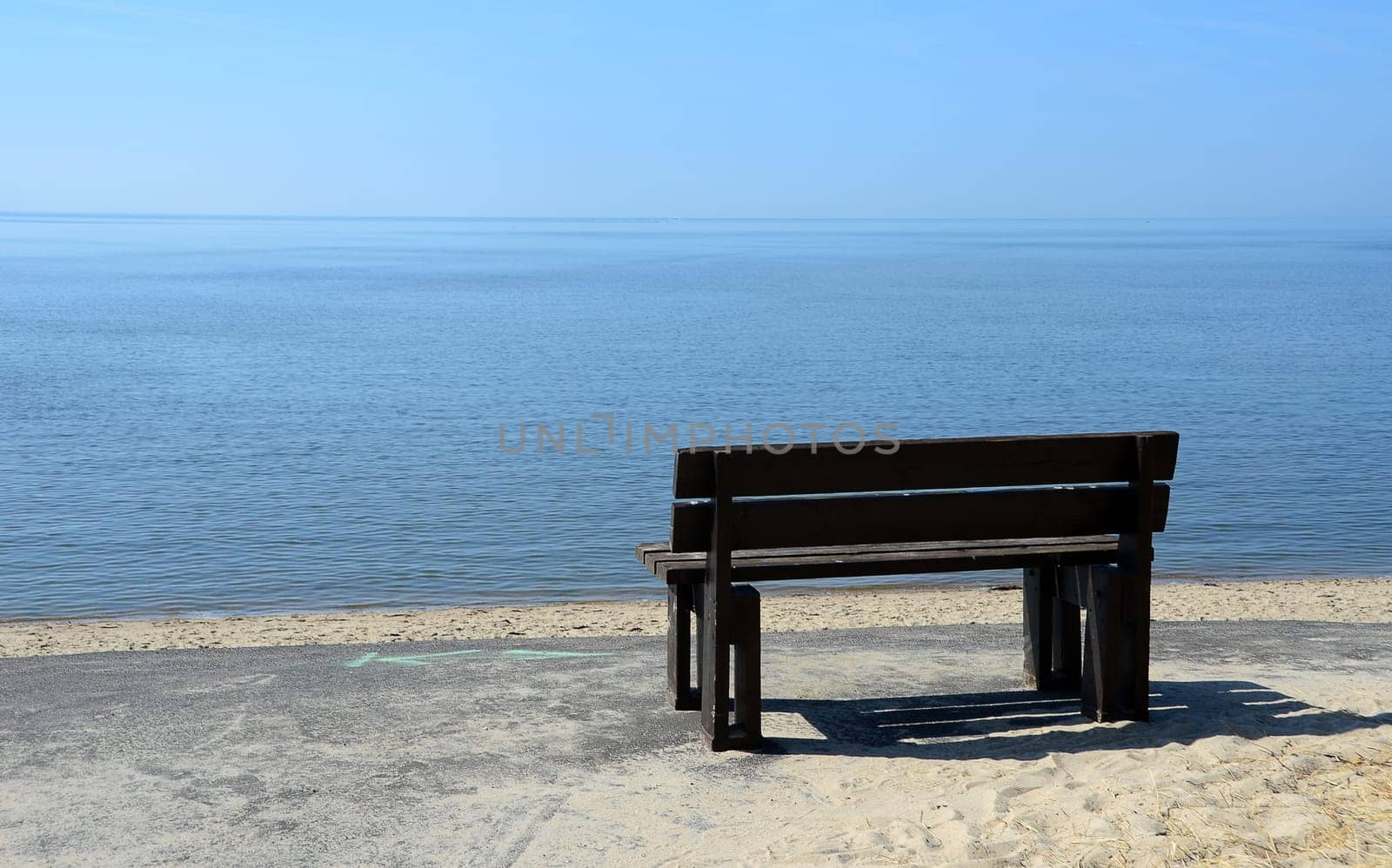 Wooden bench
