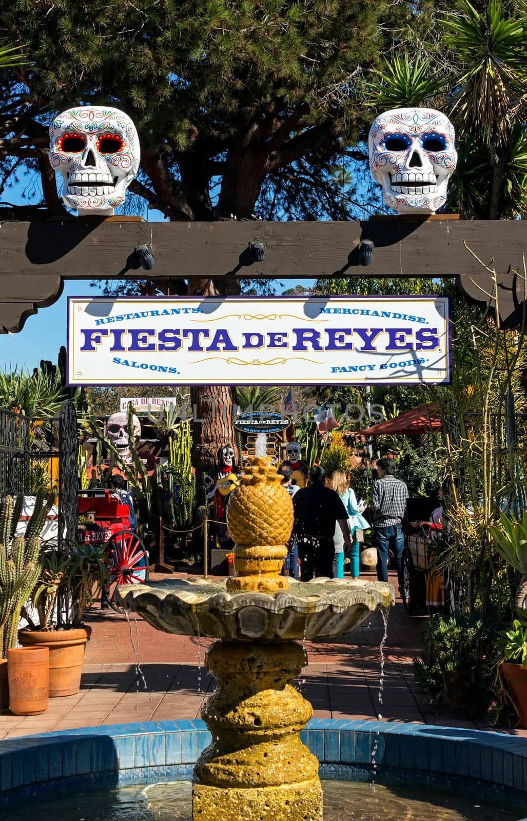 SAN DIEGO,CA - NOVEMBER 05,2016: Fiesta de reyes in Historic Park located in the Old Town of San Diego city, California,United States of America.