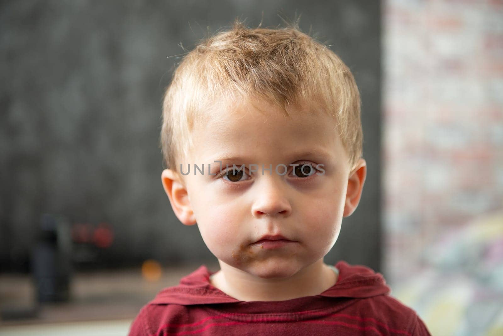 portrait of a child two years old