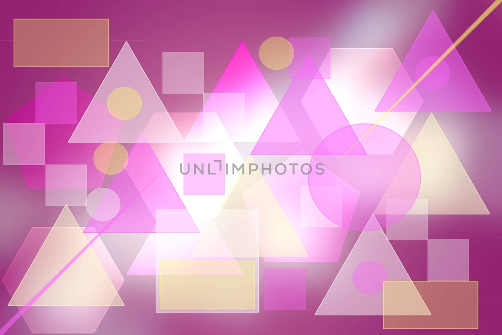 Abstract colorful light pink modern futuristic technology and business background texture with mixed geometrical figures. Medical structure, artificial intelligence and science presentation backdrop.