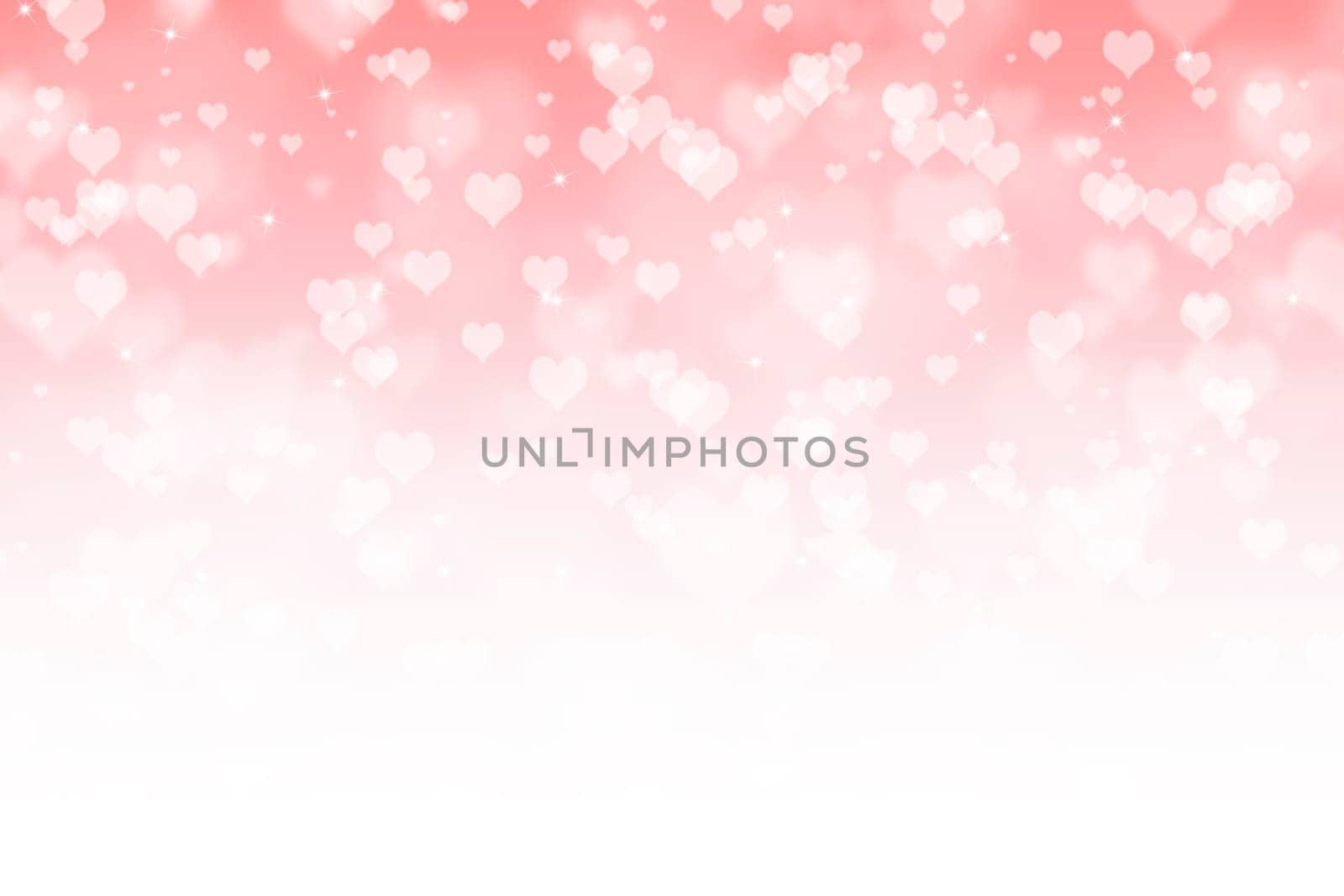 Valentines day abstract background with hearts