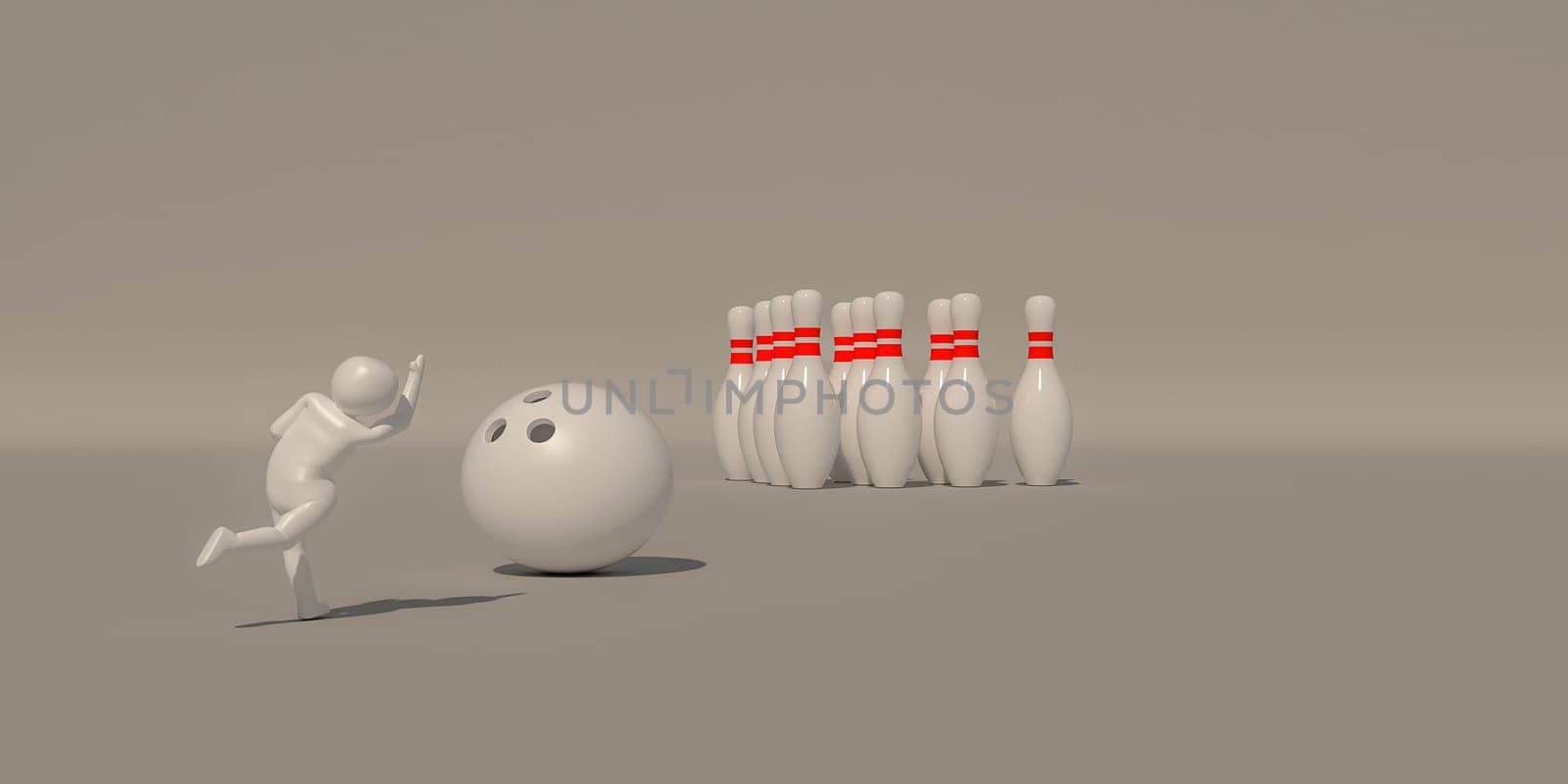 3d illustrator, 3d rendering, Symbol of the Bowls