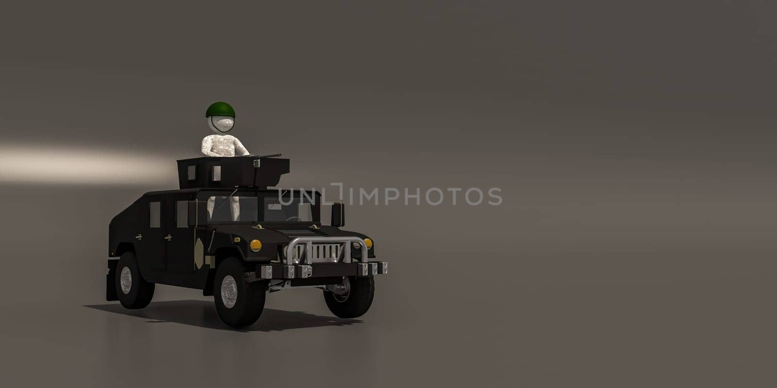 3d illustrator, 3d rendering, symbol of the Soldiers and weapons.