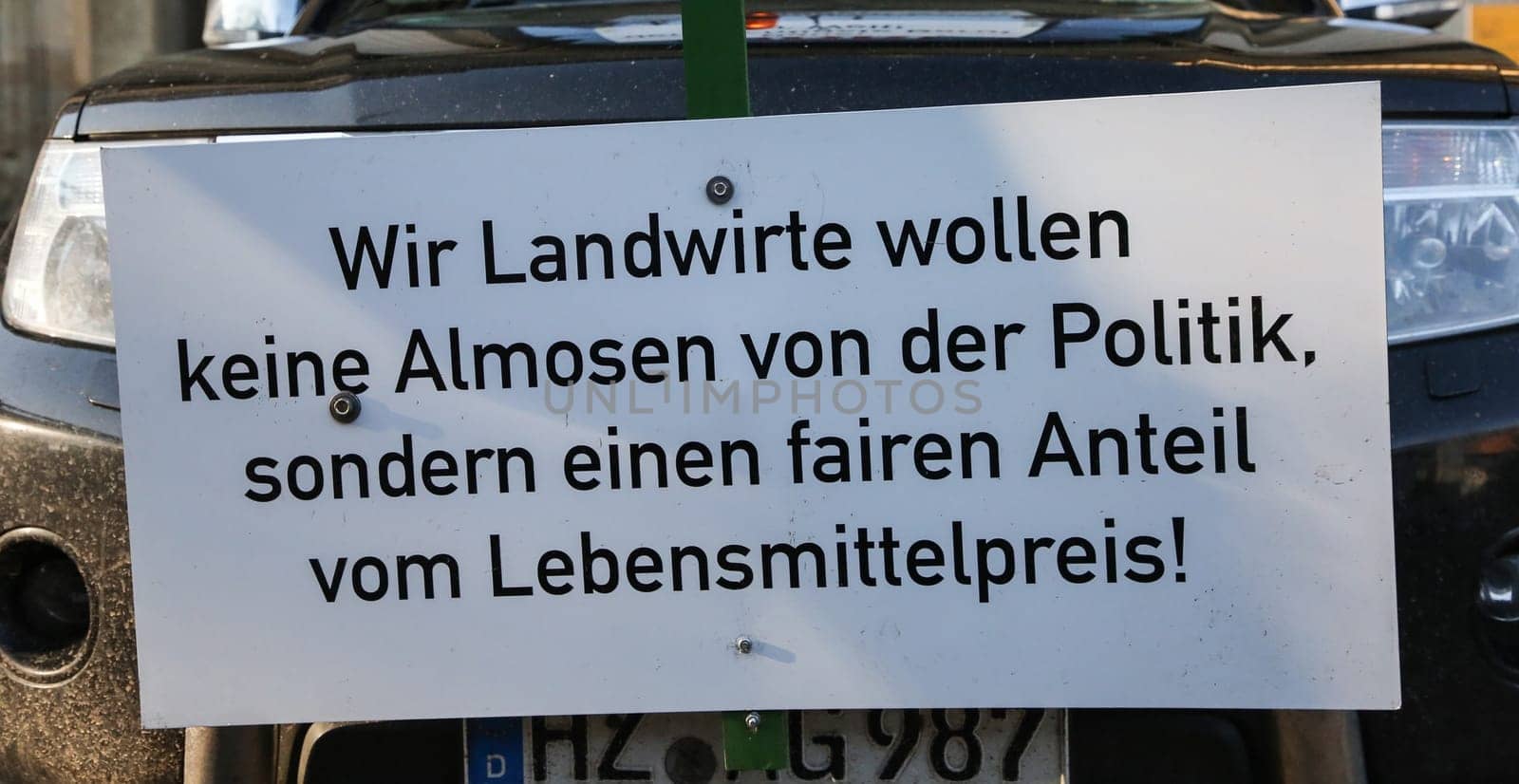 Farmers' demo on January 17th, 2020 in Magdeburg